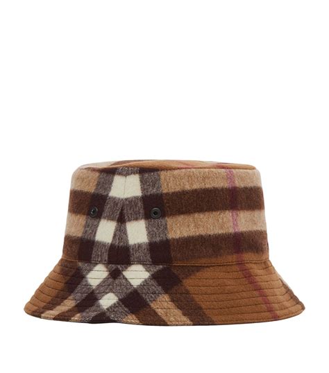 burberry bucket hat monogram|burberry check wool bucket hat.